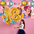 thumbnail image 4 of Ms Rachel Party Supplies Decor 13th Kit Balloons Birthday Cake Topper Banner Backdrop Decorations, 4 of 6