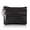 Black, variant on Ayli Mini Leather Wallet Coin Purse 3 Zipper Pockets Key Ring Mini Pouch for Women and Teenage Girls