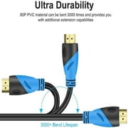 4K HDMI Cable 75FT, High Speed HDMI Cables (HDMI 2.0,18Gbps), Gold Plated Connectors, Video 4K, FullHD1080p 3DArc Compatible With UHD TV Monitor Laptop Xbox PS4/PS5 ect