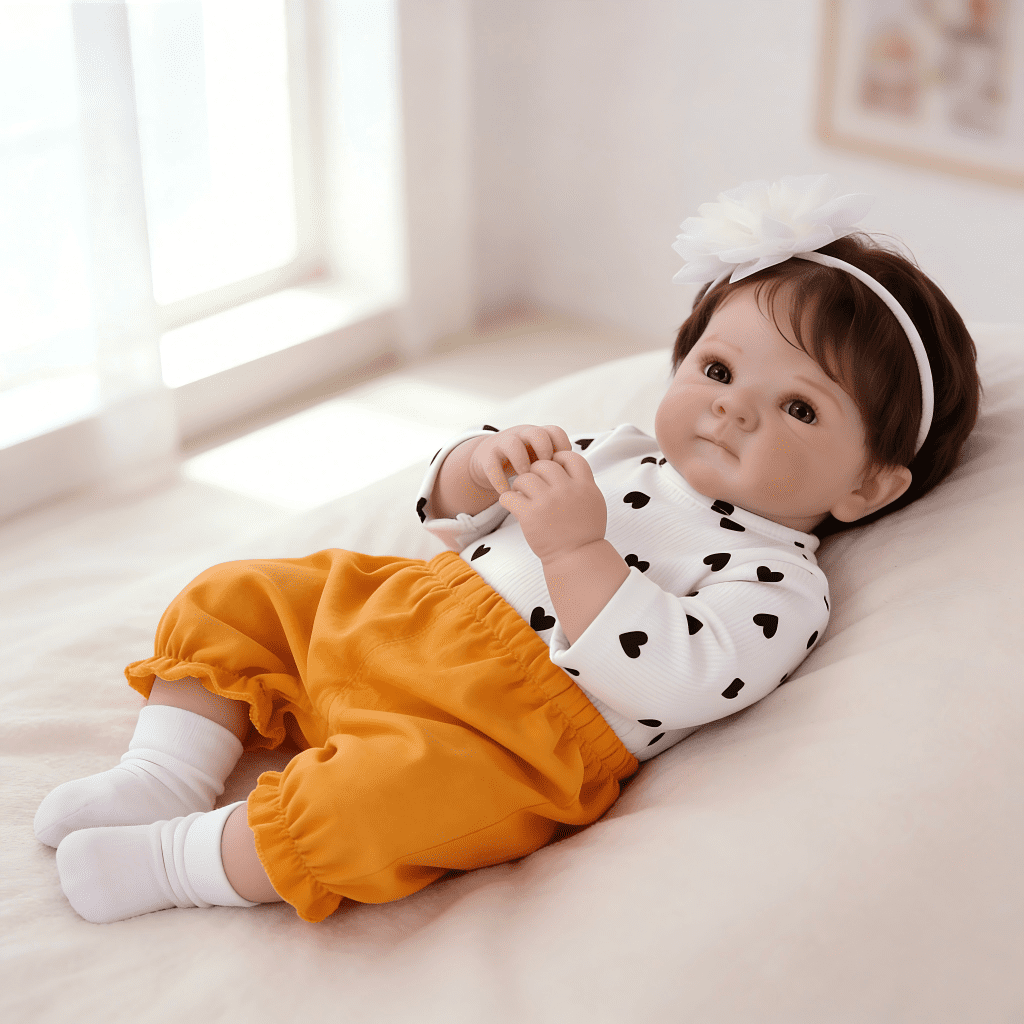 Dayoff Kids Lifelike Reborn Baby Dolls - 19 Inch Realistic Baby Doll (No Accessories) For Kids Age 3+