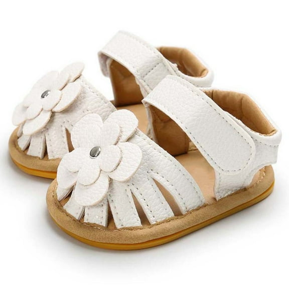 MEZZALL Kids Summer Breathable Baby Sandals With Sole For Toddlers Soft Design Comfort Solid Color Fashionable Child Shoes
