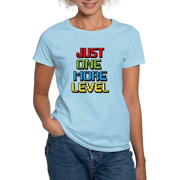 CafePress - Just One More Level T Shirt - Women's Classic T-Shirt