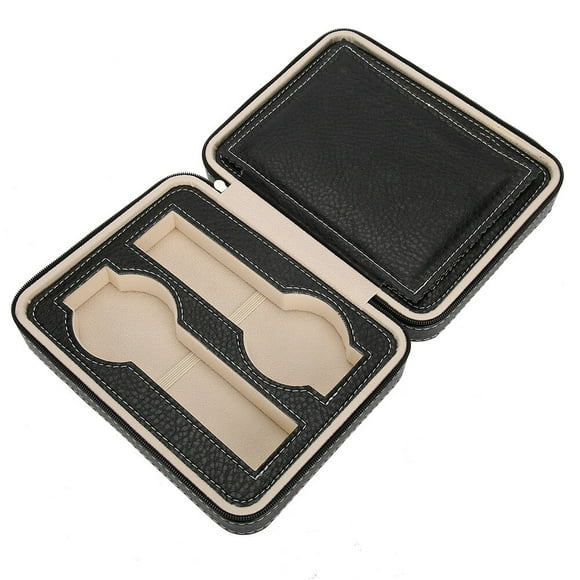 Watch Box,4Grids Portable Travel Watch Watch Case Travel Watch Case Built for Precision