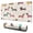 Colorful Funny Dachshund, variant on Long Mouse Pads for Desk,Black Cute Dachshund Dog and Wine Desk Mats on Top Of Desks, Desk Mouse Pad Extra Large with 3mm Non-Slip Base and Stitched Edge for Gaming,Office,Work,Home 31.5"x11.8"