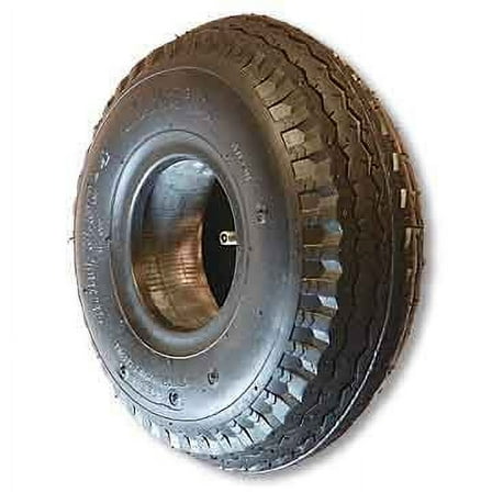 410 x 350 x 6 Sawtooth Tire, 4 Ply, 4.0" Wide, 12.5" OD
