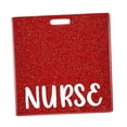 thumbnail image 3 of Milageto Nurse Badge Card Holder Decorative 3.3inchx3.2inch Nursing Accessories Red, 3 of 4