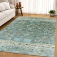 thumbnail image 6 of Addison Rugs Mayfield Premium Machine Washable Traditional Global Sage Rectangle Rug, 3' x 5', 6 of 6