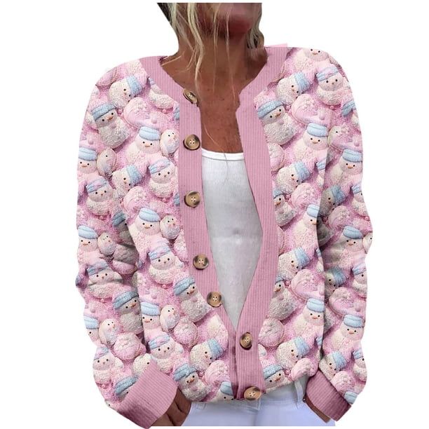 Cárdigan de mujer, cárdigan de manga larga, ahuecado, color sólido, chaqueta informal, parte superior de poliéster para mujer