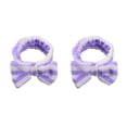 thumbnail image 1 of Qarigey Diademas Nudo de lazo Banda elástica para la cabeza Banda para el sudor ajustable Accesorios para el cabello Diadema para de cara Raya Raya blanca morada 2piezas Qarigey  CBP394880, 1 of 6