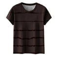 thumbnail image 4 of IROINNID Womens Basic Casual Printed Round Neck Short Sleeve T-Shirt, 4 of 4