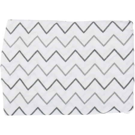 American Baby Company Cotton Easy to Clean Fits Standard Changing Pad Soft Diaper Changing Pad, 2 Pack, Grey Stars