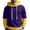 Purple, variant on Kezqiaxn Comfort Sweatshirt Mens Hoodies Drawstring Long Sleeve Pullover Casual Tops Fall Clothes Plus Size Fashion