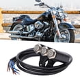 thumbnail image 4 of Headlight Switch, Overload Protection Aluminium Alloy Waterproof Motorcycle Handle Switch LED Blue Light  For 22mm Diameter Motorbike Handle, 4 of 8