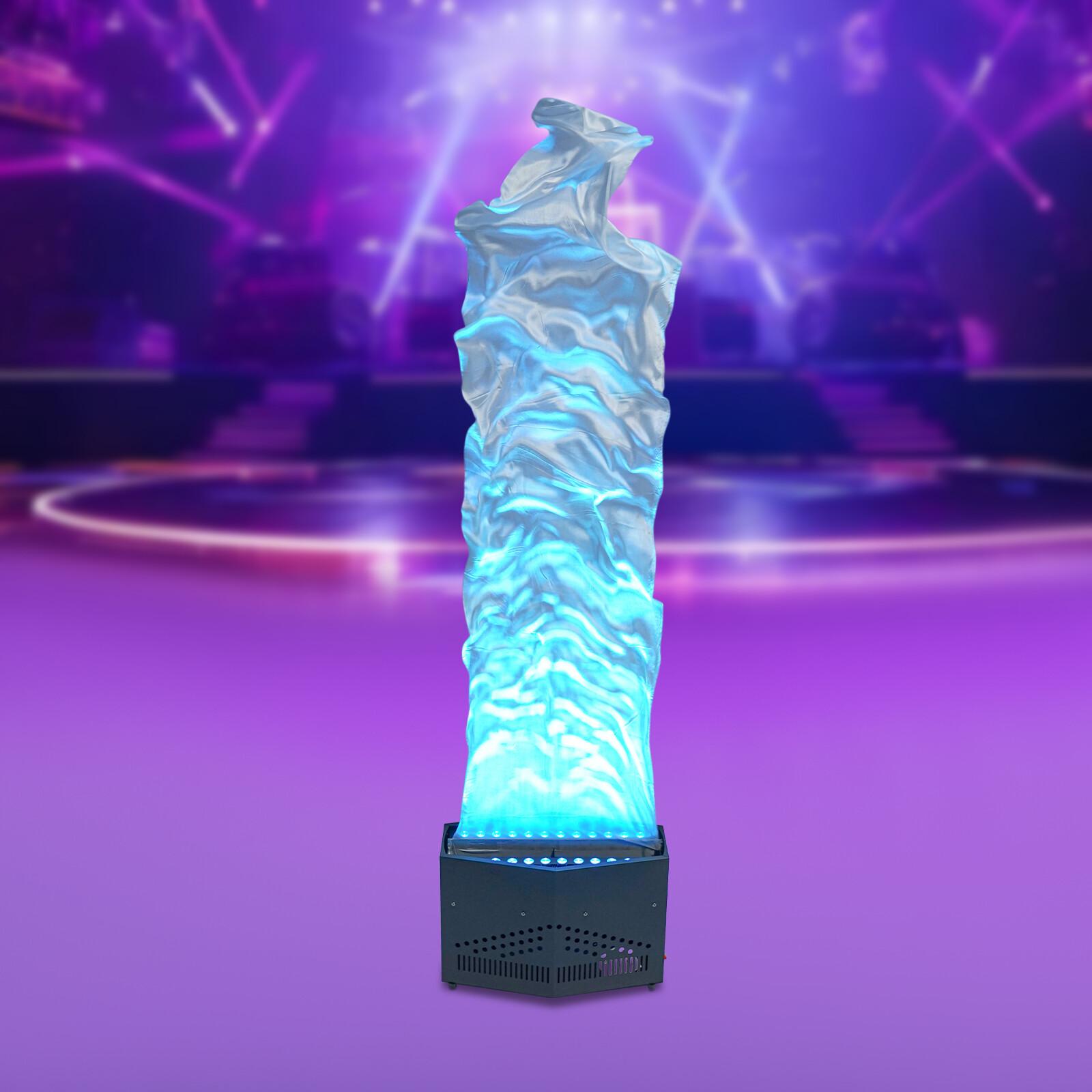5.91ft LED Flame Lamp Stage Lights, 130W fire Atmosphere Lamp, for Stage DJ Party Lighting Christmas Nightclub, Black