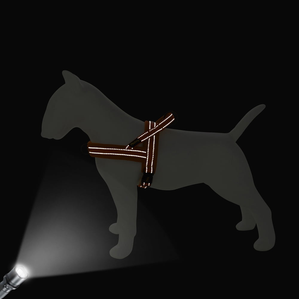 Pet Artist No Pull Dog Pet Dog Harness Reflective Nylon Mesh Padded with Handle Front Leading