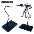 thumbnail image 2 of Action Figure Stand with 8 Connectors Square/Hexagonal Base Heavy Duty Plastic Adjustable Anime Figurine Model Display Holder Rack, 2 of 7