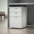 thumbnail image 2 of BBF Office in an Hour 3-Drawer Engineered Wood Mobile File Cabinet in Pure White, 2 of 8