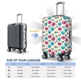 thumbnail image 5 of Goofa heart Skull cute Pattern Luggage Covers For Suitcase,Suitcase Cover Protector Fit 18-32 Inch Luggage-Medium, 5 of 9