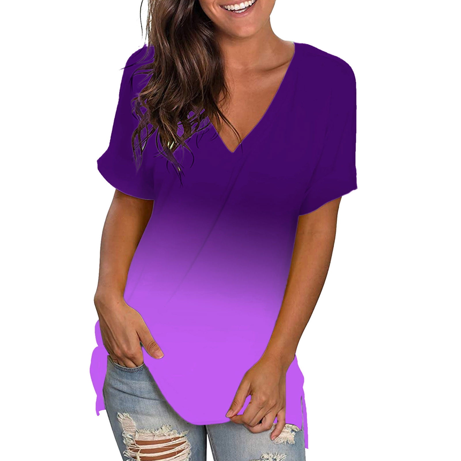 Women s Tanks Product Title Women&rsquo;s Pleated Skirt Tunic Sleeveless Color Block Round Neck Blouse for Everyday Wear
