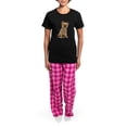 thumbnail image 4 of CafePress - Yorkshire Terrier Women's Dark Pajamas - Women's Short Sleeve Print T-Shirt and Pants Dark Cotton Pajama Set, 4 of 7