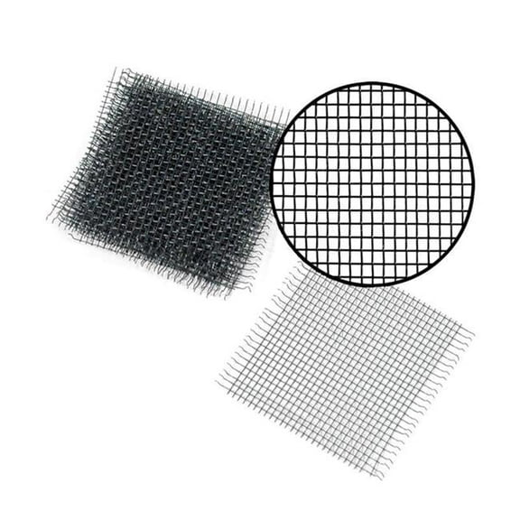 4.5 x 5 in. Charcoal Aluminum Screen Patch, Charcoal