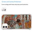 thumbnail image 5 of Hippie Good Vibes Case Compatible with iPhone 12,Aesthetic Art Design TPU Bumper Cover Case, 5 of 7