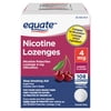 Equate Nicotine Lozenge 4 mg, Cherry Flavor, 108 Count – Stop Smoking Aid