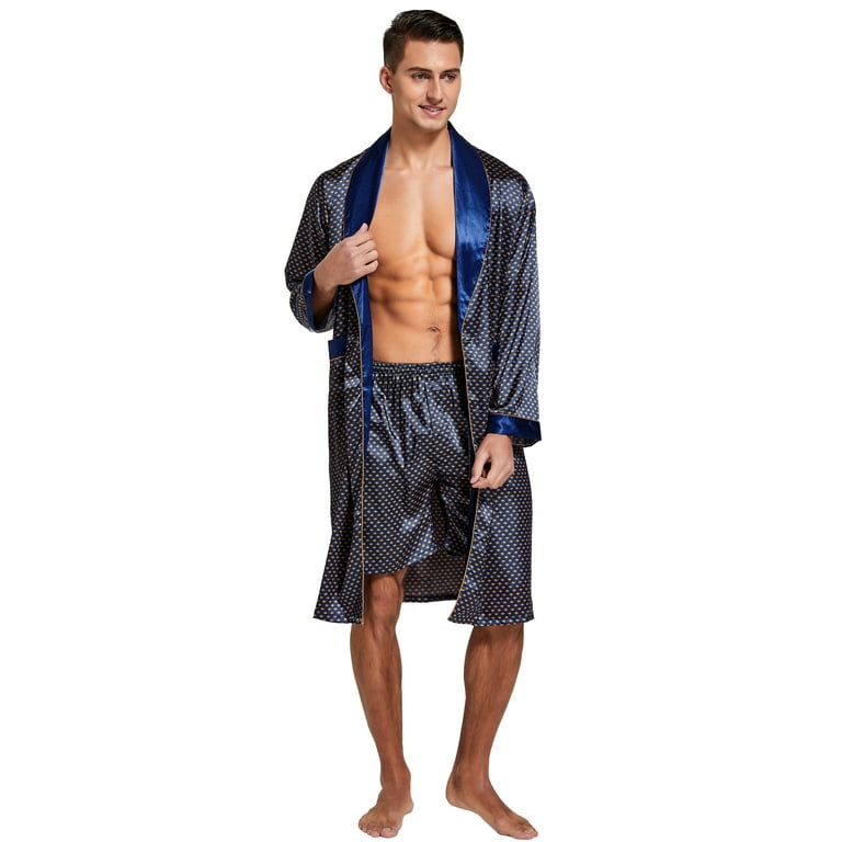 Mens robe online and short set