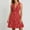 Red, variant on Women's Spring Deep V Neck Sleeveless Solid Sundresses Flowy Summer Dresses for Women