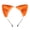 Orange, variant on Handmade Simulation Fox Ears Hair Band Movable Cat Ears Hair Hoop Plush Animal Ear Headband Headdress Props