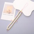 thumbnail image 1 of Cadena de perlas para teléfono móvil, colgante para teléfono móvil, funda para teléfono móvil, colgante con cuentas, cadena anticaídas para mujer, 1 of 6