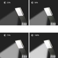 thumbnail image 5 of Luz de libro, lámpara de lectura LED recargable por USB, luz nocturna flexible de 4 niveles de brillo de 360° ajustable con clip en el, 5 of 5