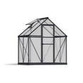thumbnail image 3 of Palram - Canopia Mythos 6' x 4' Polycarbonate/Aluminum Walk-In Greenhouse – Gray - with Roof Vent, 3 of 11