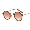 thumbnail image 1 of European and American Retro Steampunk Small Frame Round Personalized Hip Hop Sunglasses, 1 of 6
