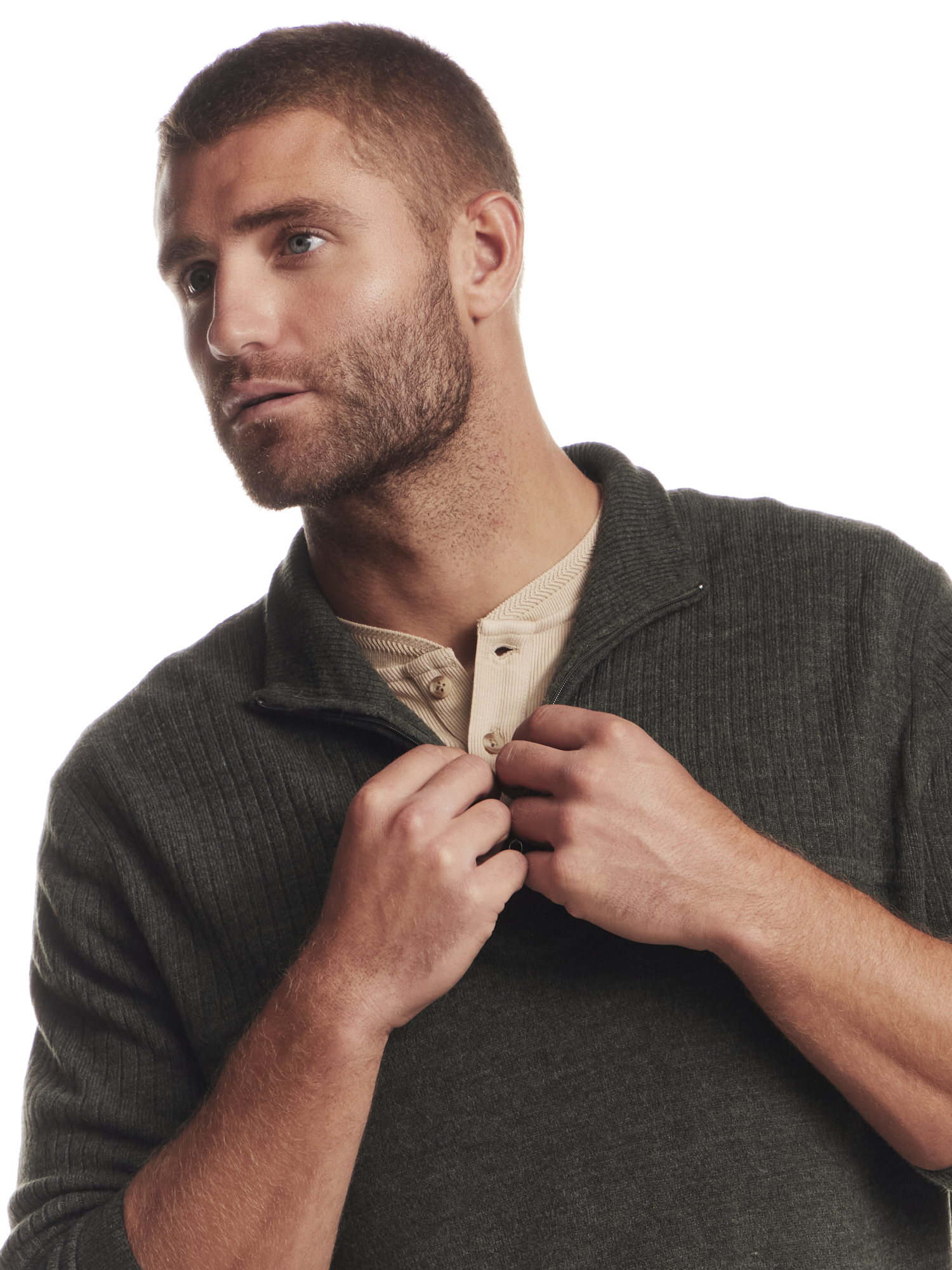 Frontier Threads Men's Soft Touch 1/4 Zip Sweater