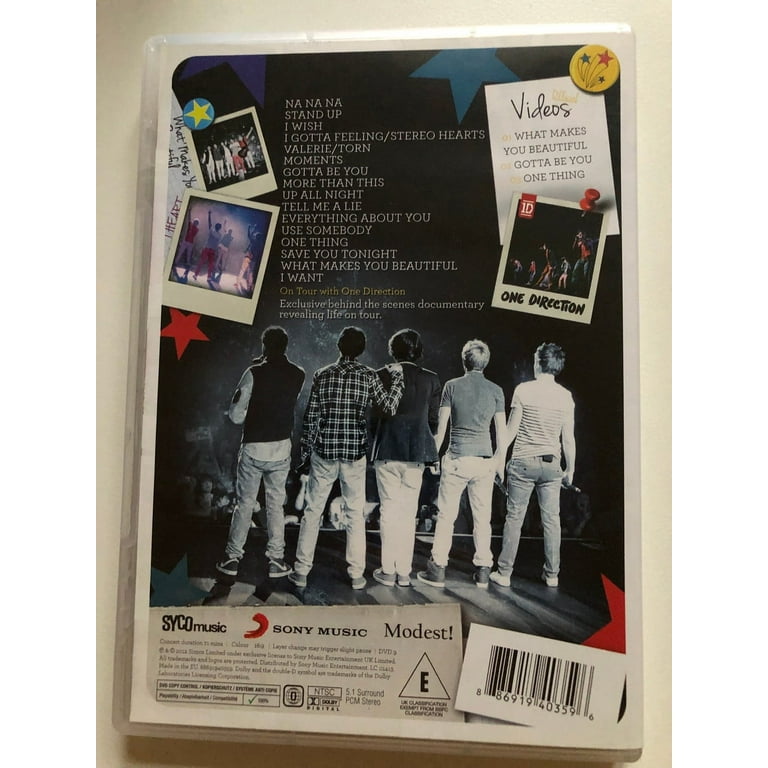 One Direction: Up All Night: The Live Tour (DVD), Sony, Music & Performance One Direction: Up All Night: The Live Tour (DVD), Sony, Music & Performance