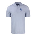 thumbnail image 2 of Men's Cutter & Buck Royal/White Kansas City Royals Pike Eco Symmetry Print Stretch Recycled Polo, 2 of 3