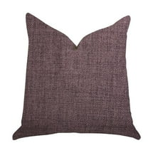 Grape Seed Luxury Throw Pillow in Purple Tones, 20 x 30 in. Queen