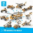 thumbnail image 2 of Engino- Inventor STEM Toys, Motorized Double-Blade Helicopter, Toys for Kids 9+, 2 of 10