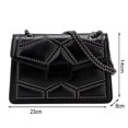 thumbnail image 2 of Bolsos cruzados para mujer, bolso de hombro con correa de cadena, bolso de mano de moda, bolso de noche para mujer, 2 of 7