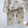 thumbnail image 6 of NOLDARES Little Boys Jammies 2 Piece Pajama Set Long Sleeve Crewneck Top with Elastic Waist Pants Cotton Sleepwear 6-24 Months 2t 3t 4t 5t 6t 7t 8t 9t Children,Green,4-5 Y, 6 of 6