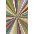 thumbnail image 1 of Momeni 26969 Tapis Indien Tufté à la Main, Multicolore - 3 Pi. 6 Po. x 5 Pi. 6 Po., 1 of 4