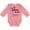 Mauve, variant on Inktastic My Mom is My Hero Breast Cancer Awareness Boys or Girls Long Sleeve Baby Bodysuit