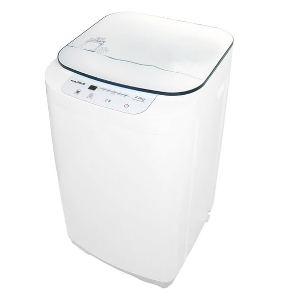 Compact Washing Machine, KAPAS Fully Automatic 2-in-1 Washer & Spin Dry Machine with 8 lbs Capacity Top Load Tub Washer