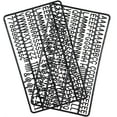 thumbnail image 1 of Letras de 3/4 de pulgada para tableros de letras, 300 piezas que incluyen letras, números y símbolos para tableros de mensajes de plástico intercambiables, color negro, 1 of 5