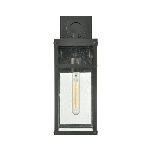 Elk Home 6-Inch Wide Outdoor Dalton Wall Sconce, Textured Black