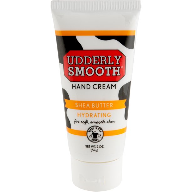 Udderly Smooth Hand Cream with Shea Butter, 2 Oz