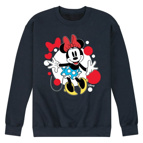 Disney - Mickey & Friends - Minnie Mouse - Classic Minnie - Men's Crew Neck Fleece Pullover