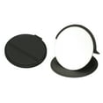 thumbnail image 1 of Espejo de bolsillo redondo Uxcell para bolso, espejo compacto de 3 pulgadas con funda de cuero (Negro), 1 of 7