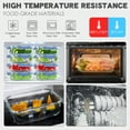 thumbnail image 3 of GFDYREE 16 Pack Glass Food Storage Containers with Lids Leakproof, Airtight Glass Meal Prep Containers For Lunch, On The Go, Leftover, Dishwasher Safe, 3 of 5